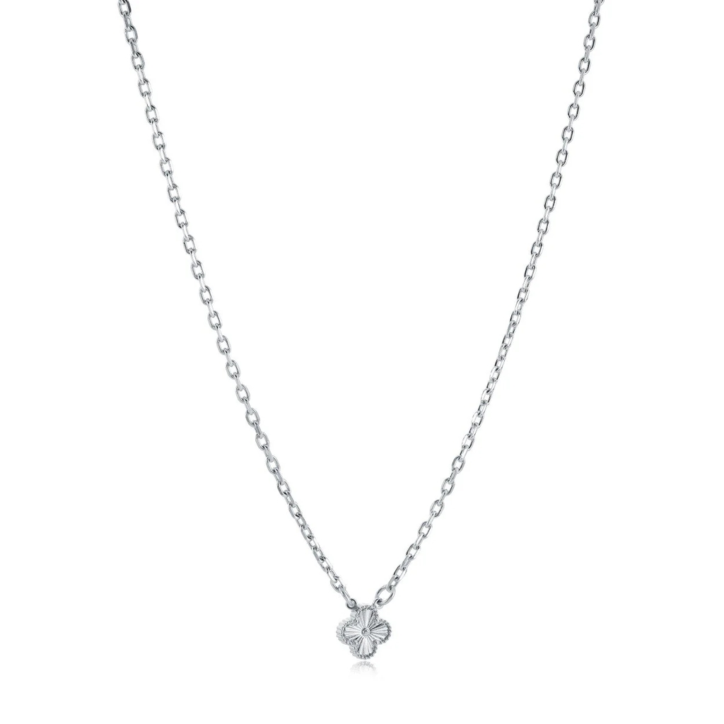 Collier de style Van Cleef, acier inoxydable