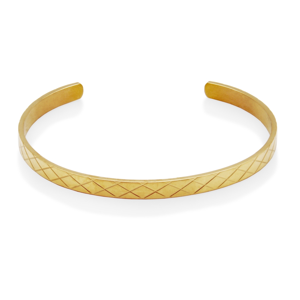 Bracelet rigide ouvert, acier Bracelet rigide ouvert, acier