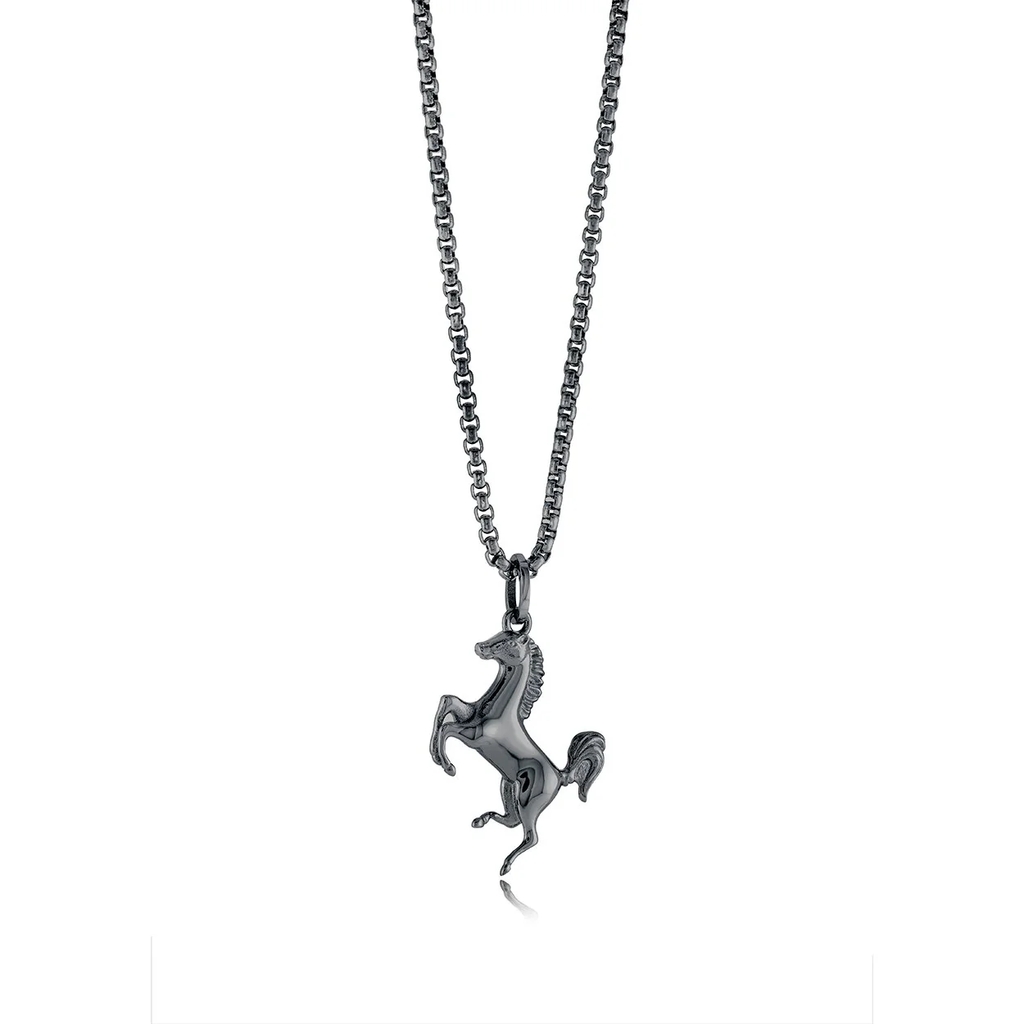 Pendentif cheval, acier inoxydable