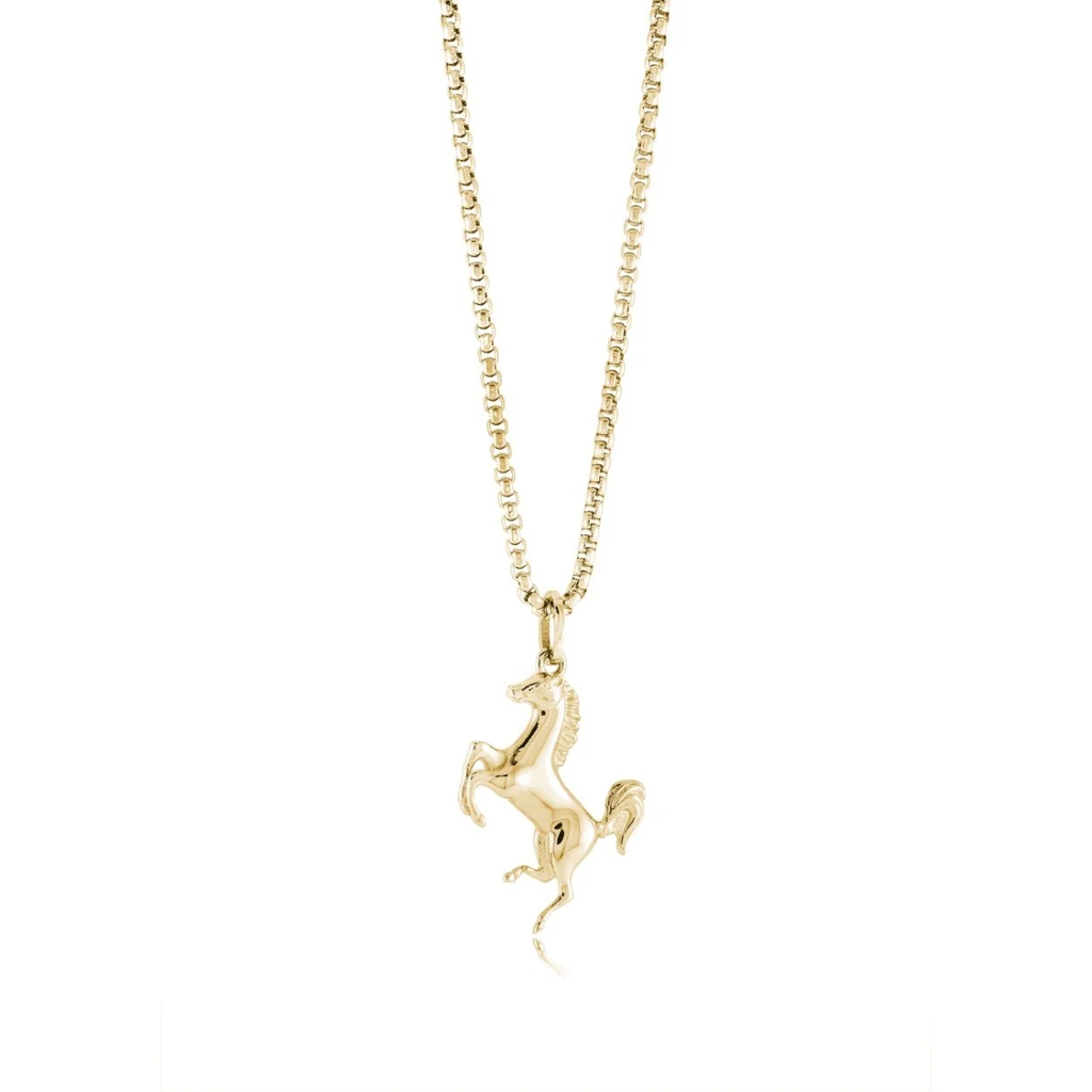 Pendentif cheval, acier inoxydable