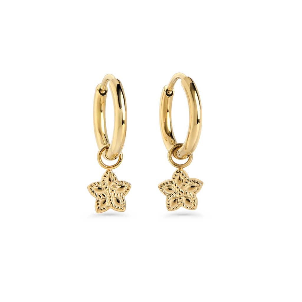 Anneaux de type huggies Melina, acier inoxydable