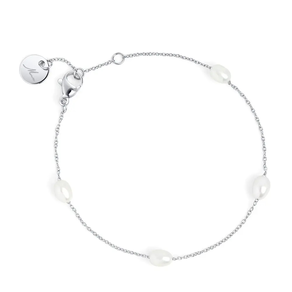 Bracelet acier, perles