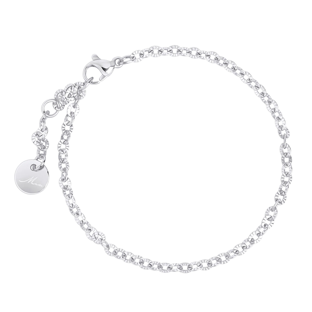 Bracelet Alice, acier inoxydable, 3 millimètres - T224B005AR - Mia