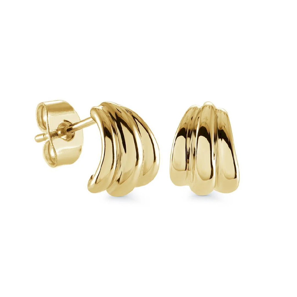 Boucles d'oreilles fixes acier inoxydable Boucles d'oreilles fixes acier inoxydable