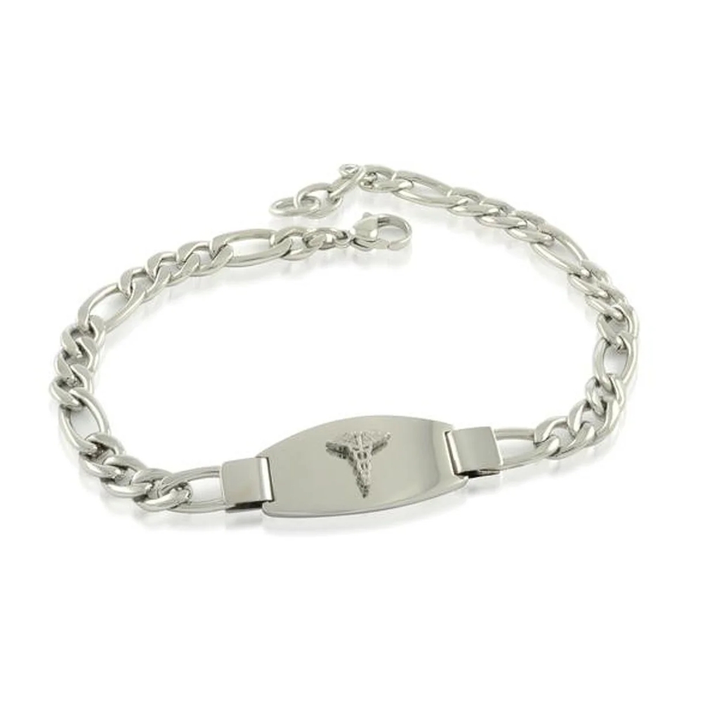 Bracelet médical acier
