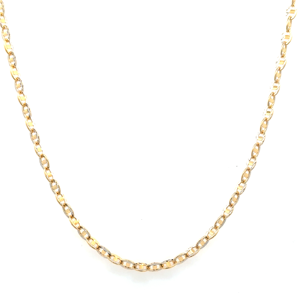 Chaîne mailles marine, or jaune 10 carats - LPR-2984-16 - Exclusivités