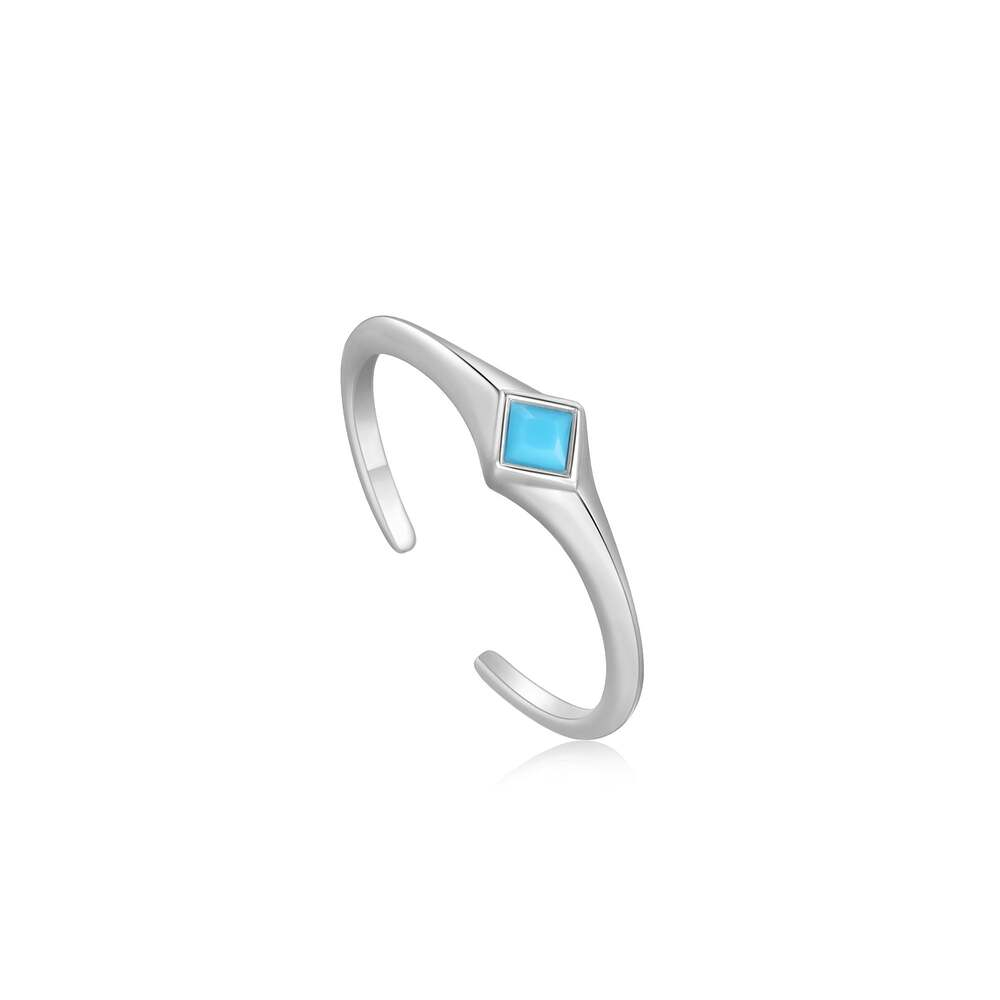 Bague argent sterling avec turquoise