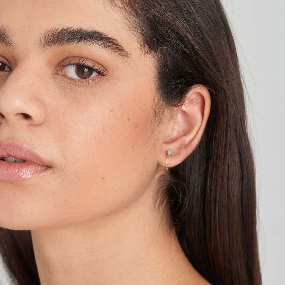 Ania Haie Silver Luxe Double Curve Earrings