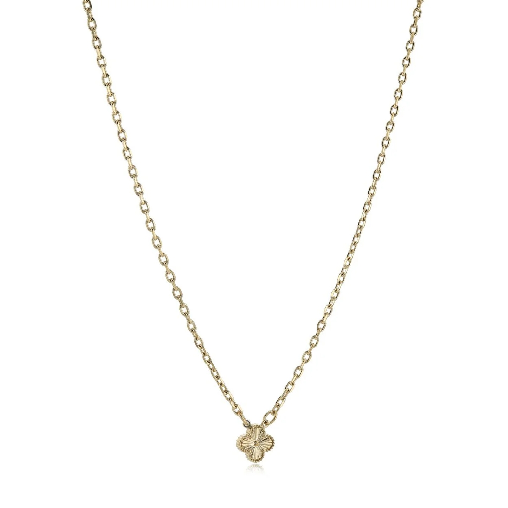 Collier de style Van Cleef, acier inoxydable