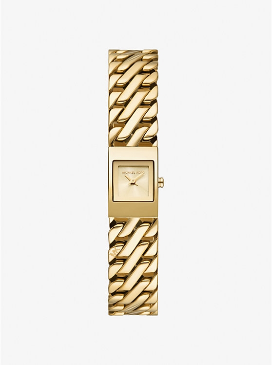 Montre carrée, acier inoxydable doré - MK4907 - Michael Kors