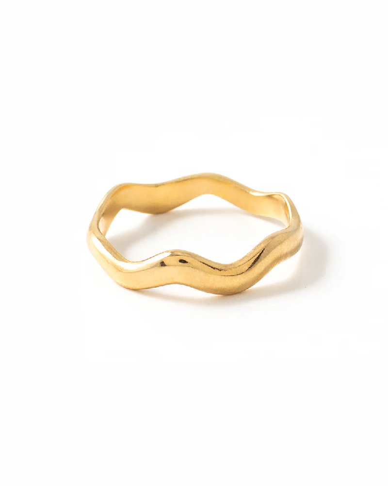 Bague argent doré - SILLON-G-6 - Welldunn