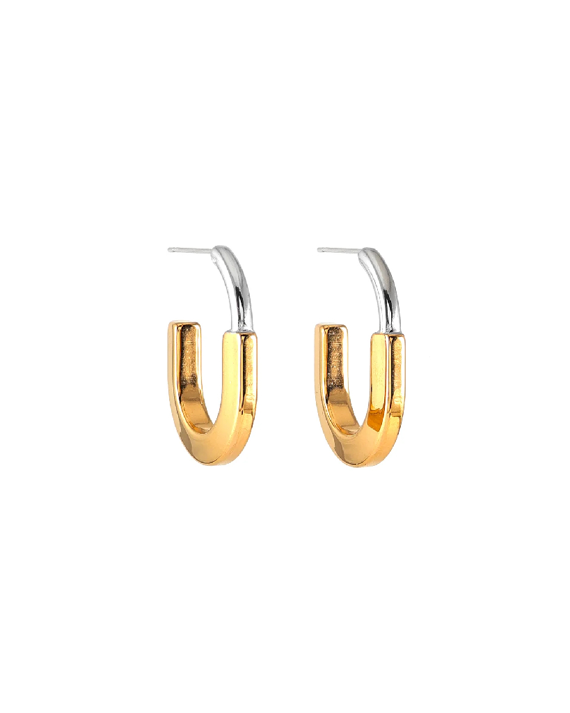 Anneaux acier inoxydable 2 tons (jaune et blanc) - DUOLUX-DUO - Welldunn