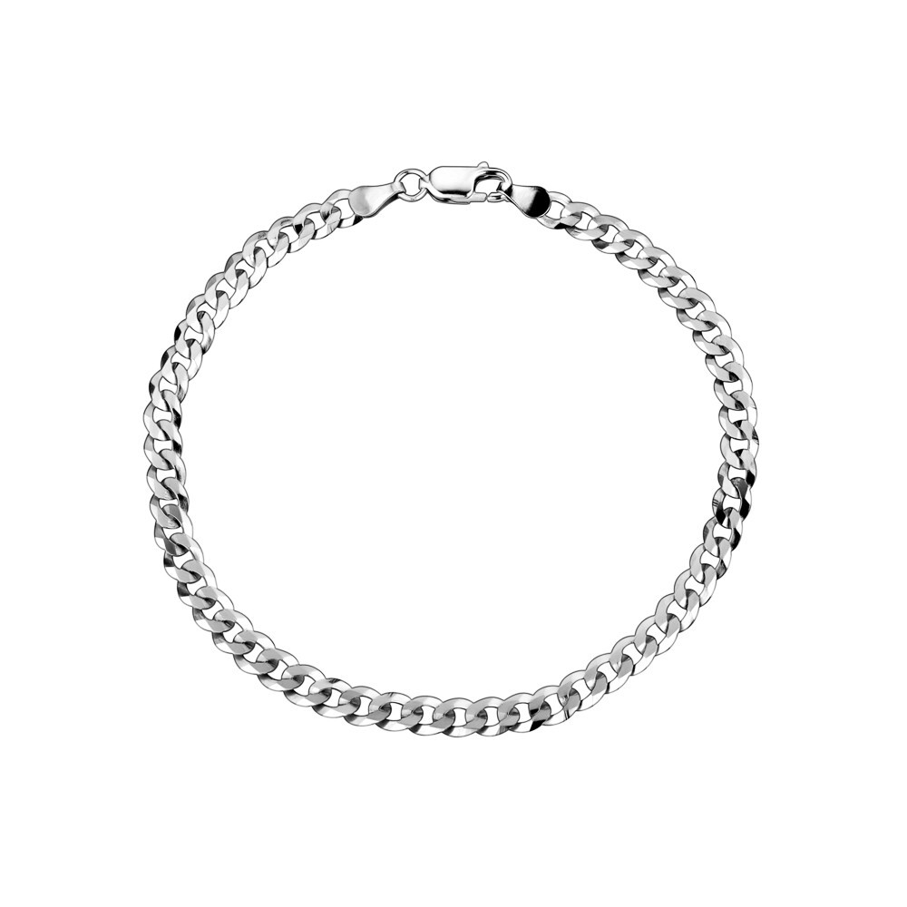 Bracelet gourmette, argent - B2811 - Création Gl