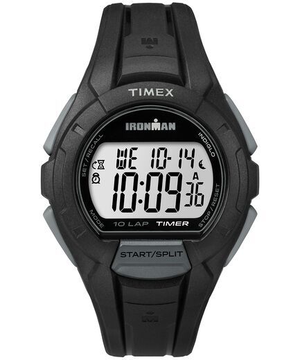 Montre ironman, silicone 2 tons (noir/gris) - TW5K94000GP - Timex