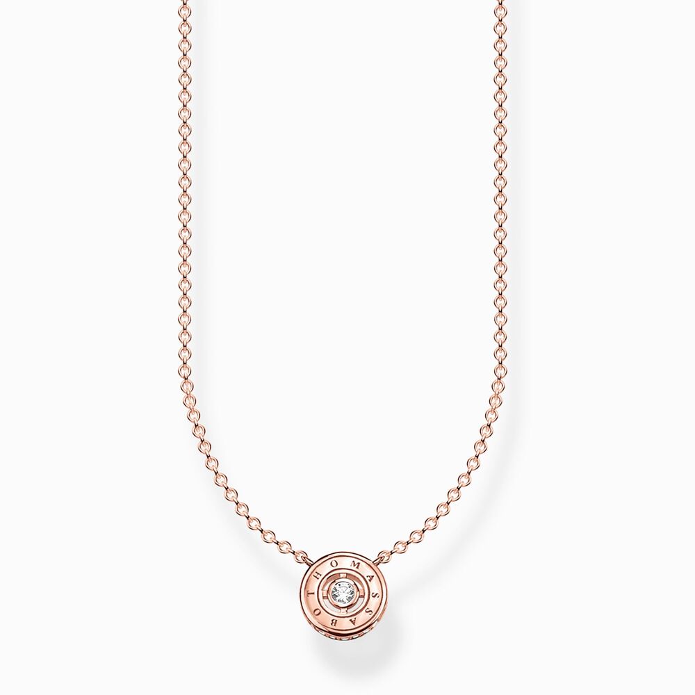 Collier argent rosé, zircons - KE1881-416-14-L45V - Thomas Sabo