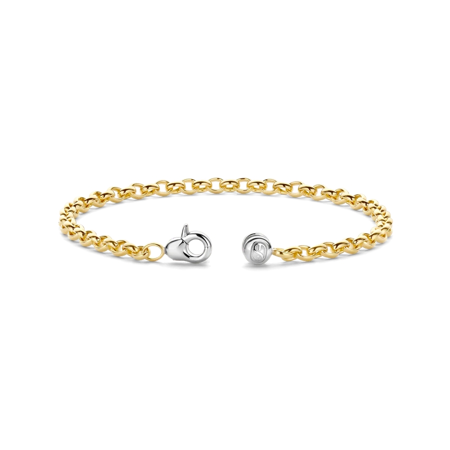 Bracelet argent 2 tons (jaune et blanc) - 23068SY - Ti Sento
