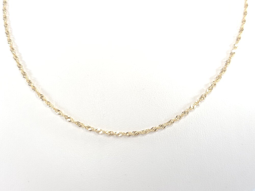 Chaîne singapour, or jaune 10 carats - C1.54J-16 - Exclusivités
