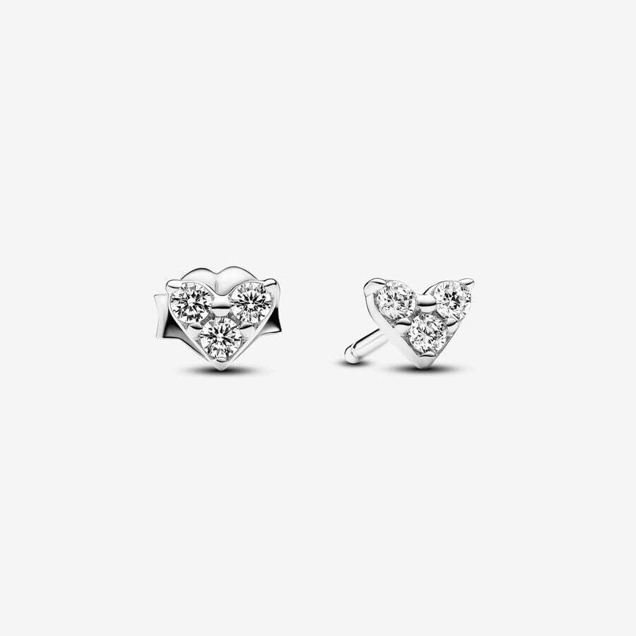 Bo fixes coeurs, argent, zircons - 293003C01 - Pandora