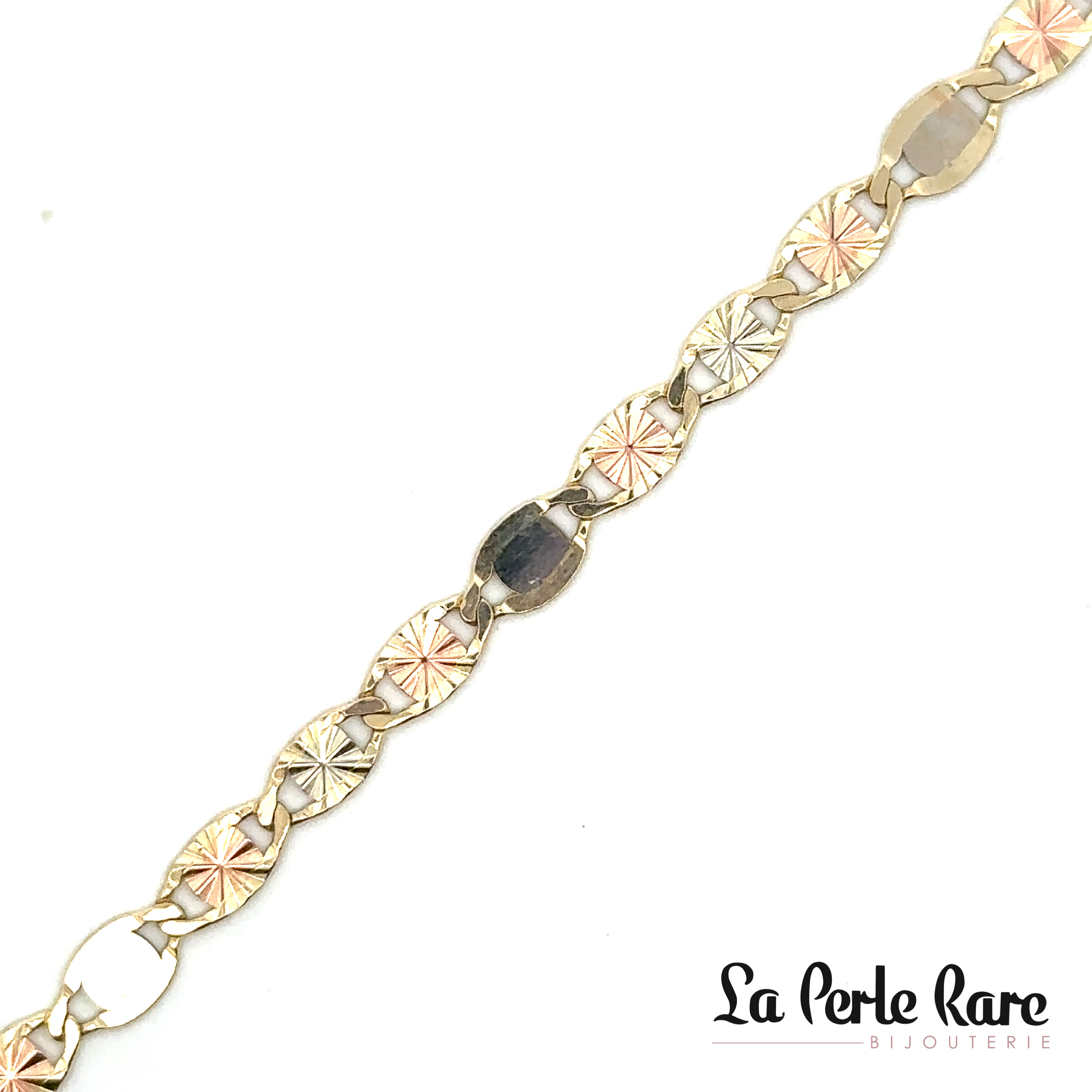 Bracelet or 3 tons (jaune/blanc/rose) - LPR-2365-7 - Exclusivités