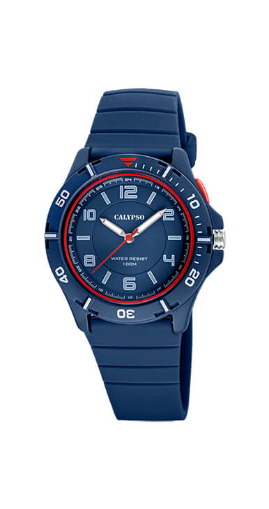 Montre silicone bleu - K5857-5 - Calypso Watches