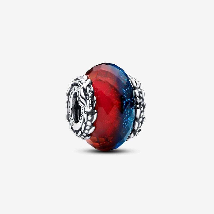 Bille double dragons de glace et de feu de GOT, argent, verre de Murano - 792966C00 - Pandora