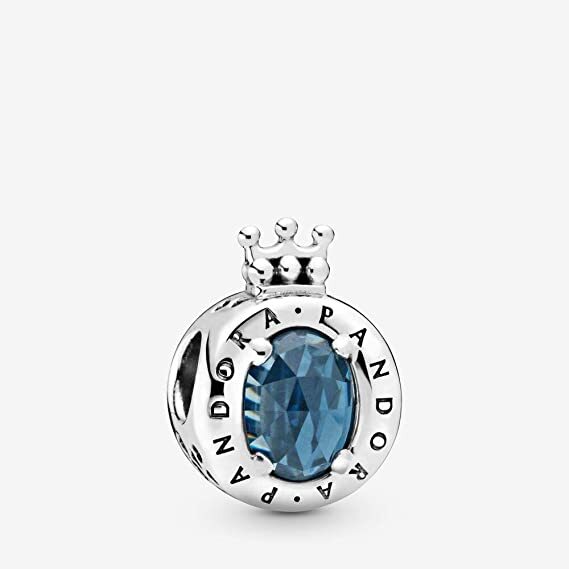 Bille pandora couronne cz bleu - 798266NMB - Pandora