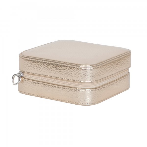 Coffre à bijoux de voyage, Luna, cuir beige - 0062725 - Exclusivités