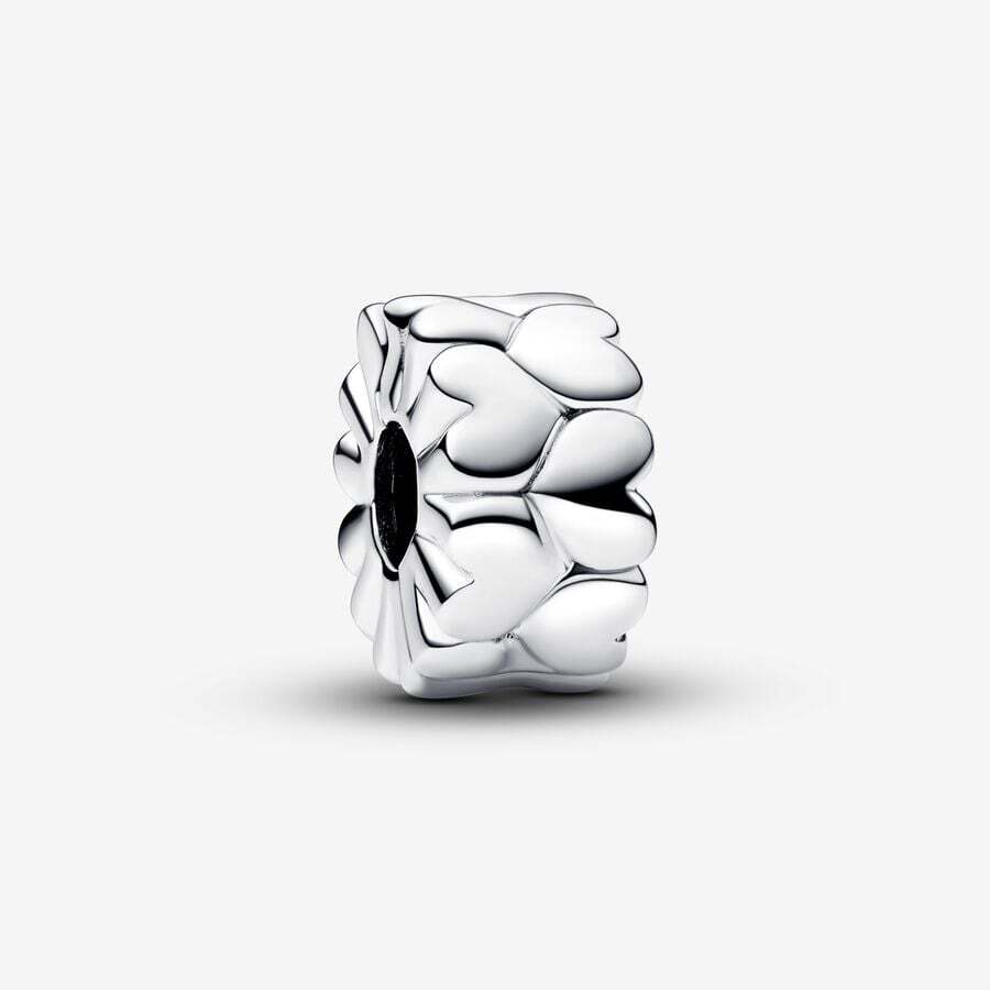 Clip motif coeurs, argent - 792828C00 - Pandora