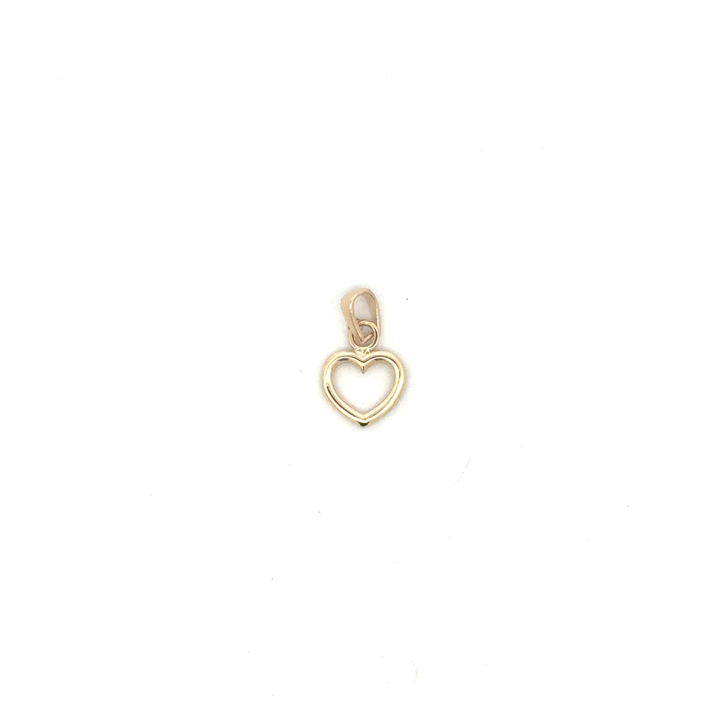 Pendentif coeur, or jaune 10 carats