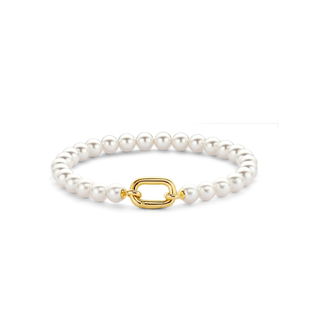 Bracelet argent doré, perles - 23037YP - Ti Sento