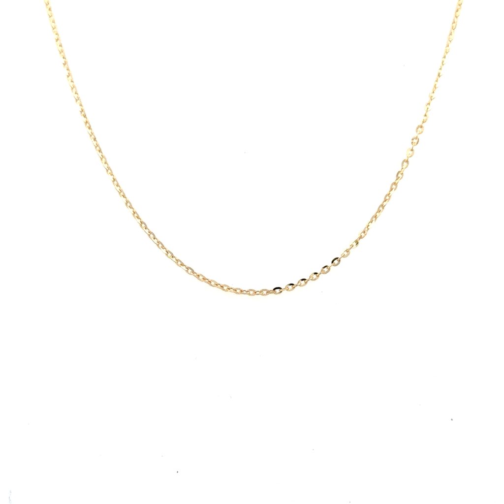 Chaîne rolo, or jaune 10 carats