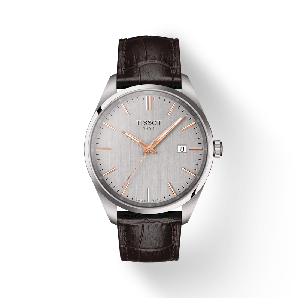 Montre PR100 cuir brun, acier inoxydable - T150.410.16.031.00 - Tissot