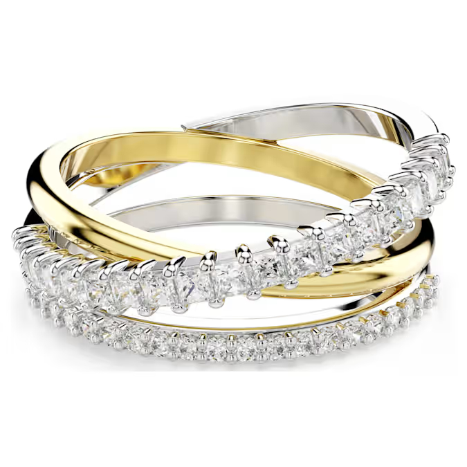 Bague métal doré, cristaux - 5689729 - Swarovski
