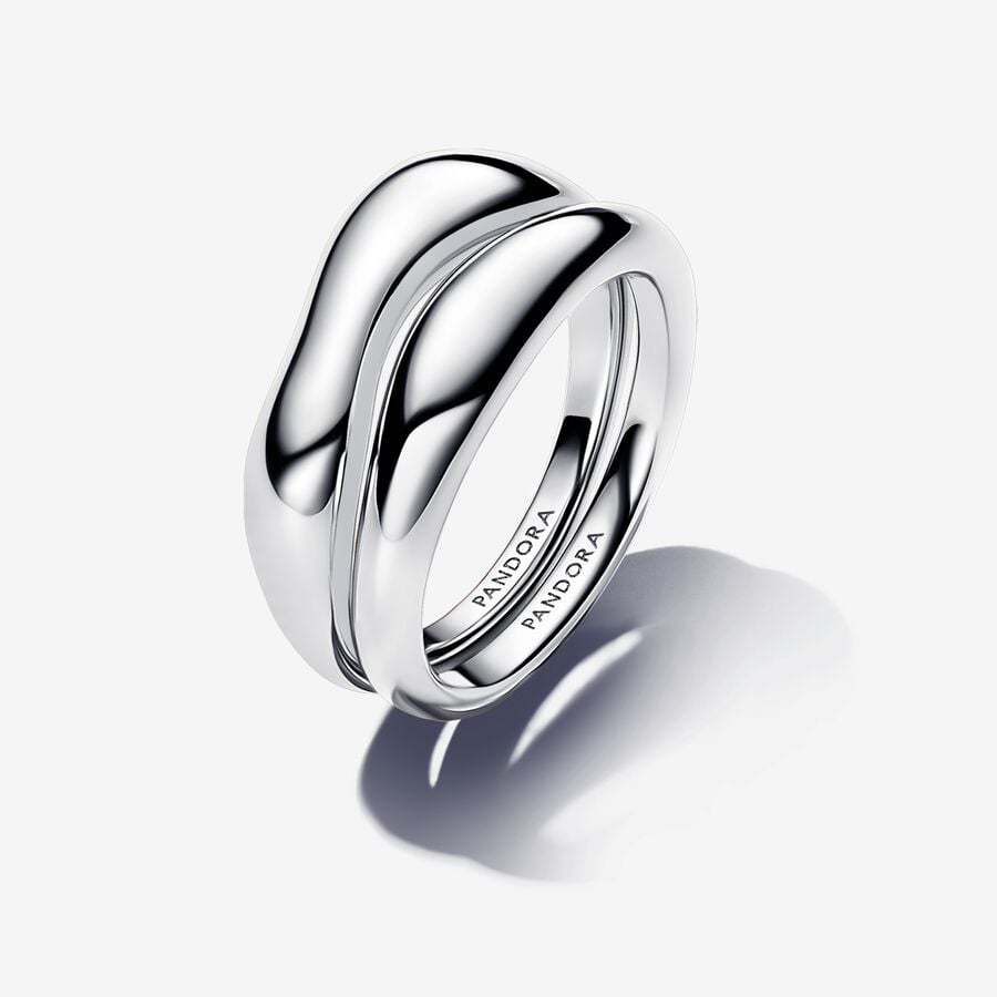 Bague superposables, argent - 193264C00-52 - Pandora