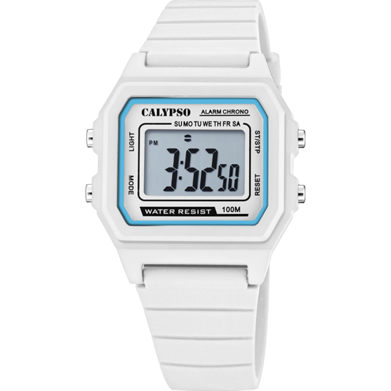 Monte numérique blanc et bleu - K5805-1 - Calypso Watches