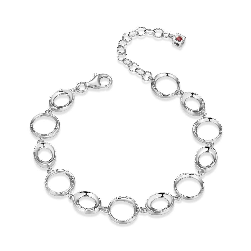 Bracelet argent rhodié - R1LAPRA04R - Elle
