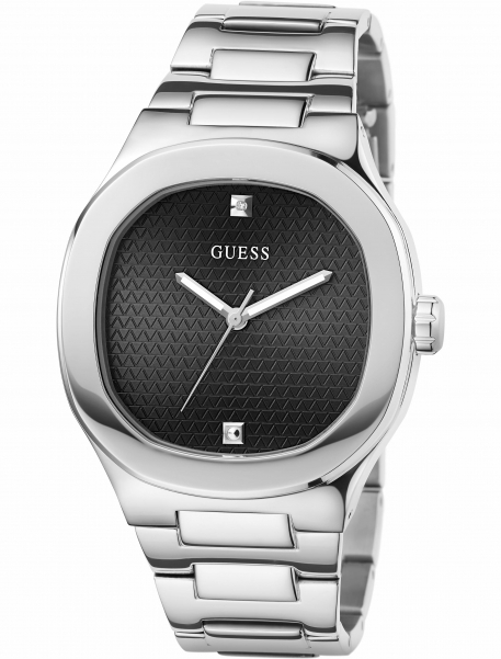 Guess silver diamond watch hotsell