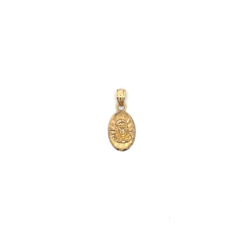 Collier en or jaune, zircon incolore