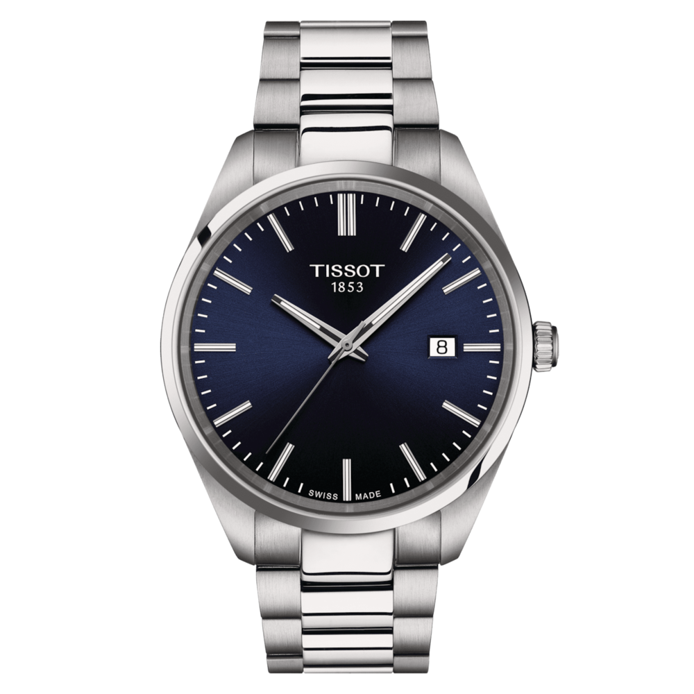 Montre PR 100, acier inoxydable, fond bleu - T150.410.11.041.00 - Tissot