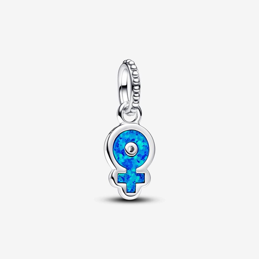 Bille UNICEF femmes puissantes, argent, opale de laboratoire - 793181C01 - Pandora