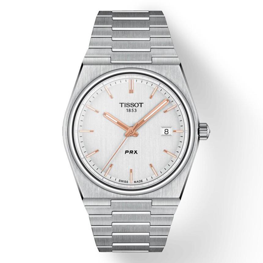 T137.410.11.031.00 Tissot Montre acier fond blanc