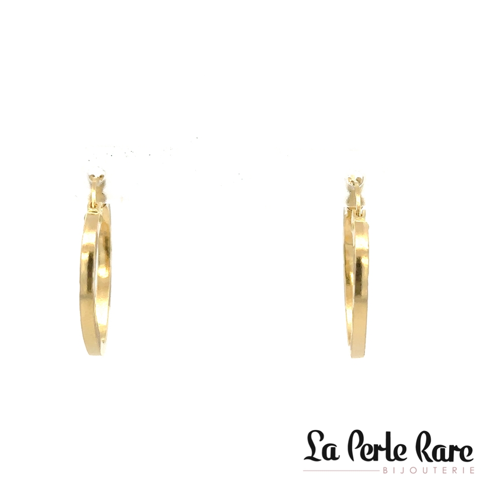 Anneaux triangulaires, or jaune 10 carats - LPR-2856 - Exclusivités