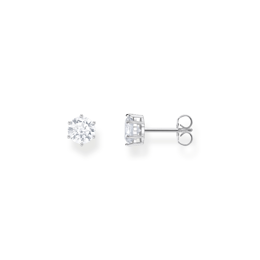 Boucles d'oreilles fixes argent, zircons incolores - H2301-051-14 - Thomas Sabo