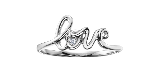 Bague love 1 pts dia - DD2530 - Corona