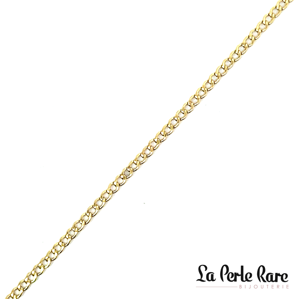 Bracelet gourmette or jaune Bracelet gourmette or jaune