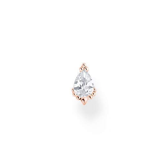 Bo fixes cristaux de glace, argent rosé, zircons - H2259-416-14 - Thomas Sabo