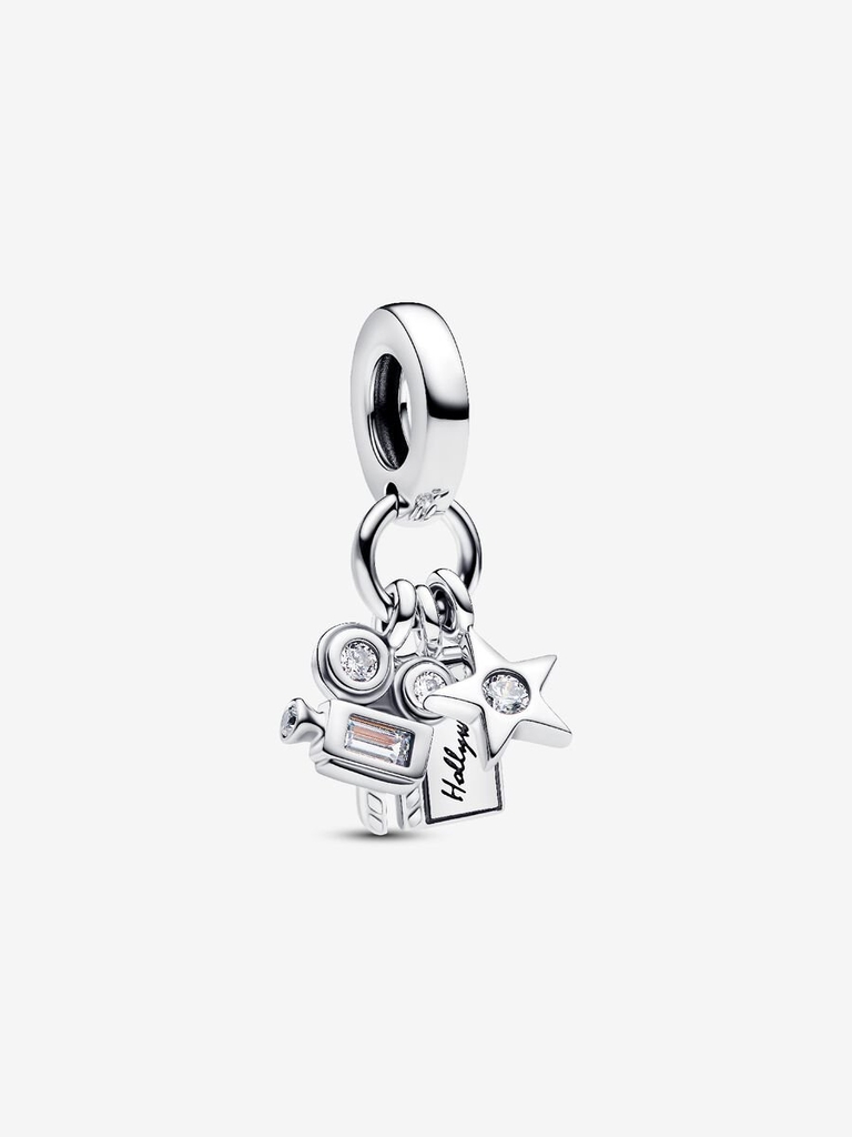 Bille symboles d'Hollywwod, argent, zircons incolores - 793992C01 - Pandora