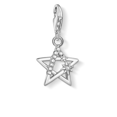 Pendentif charm étoile argent et zircons - 1850-051-14 - Thomas Sabo