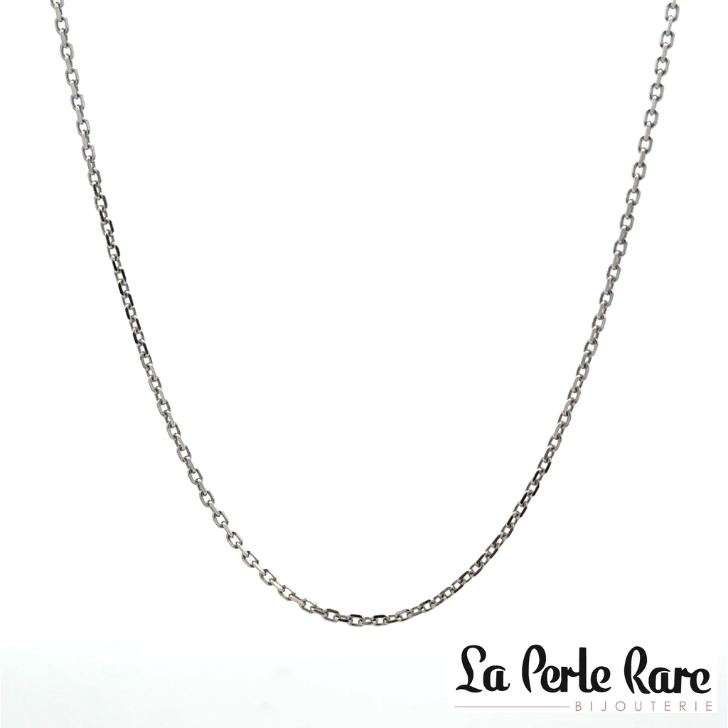 Chaîne or blanc 10 carats - LPR-2932-18 - Exclusivités