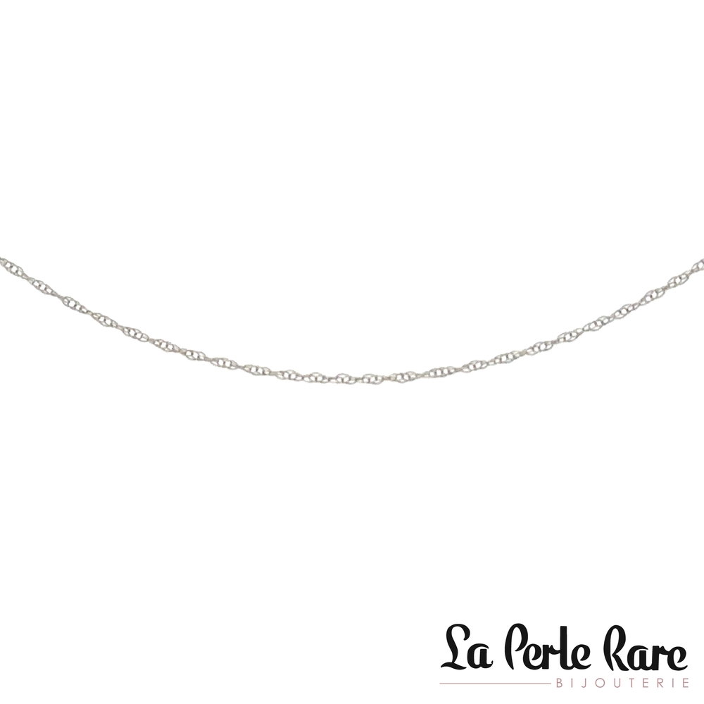 Chaîne singapour or blanc - LPR-2160-18 - Exclusivités